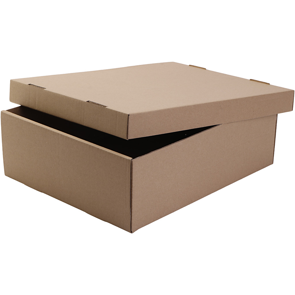 Schoolkist met deksel, afm 39,5 x 32,5 x 12,5 cm, 1 stuk