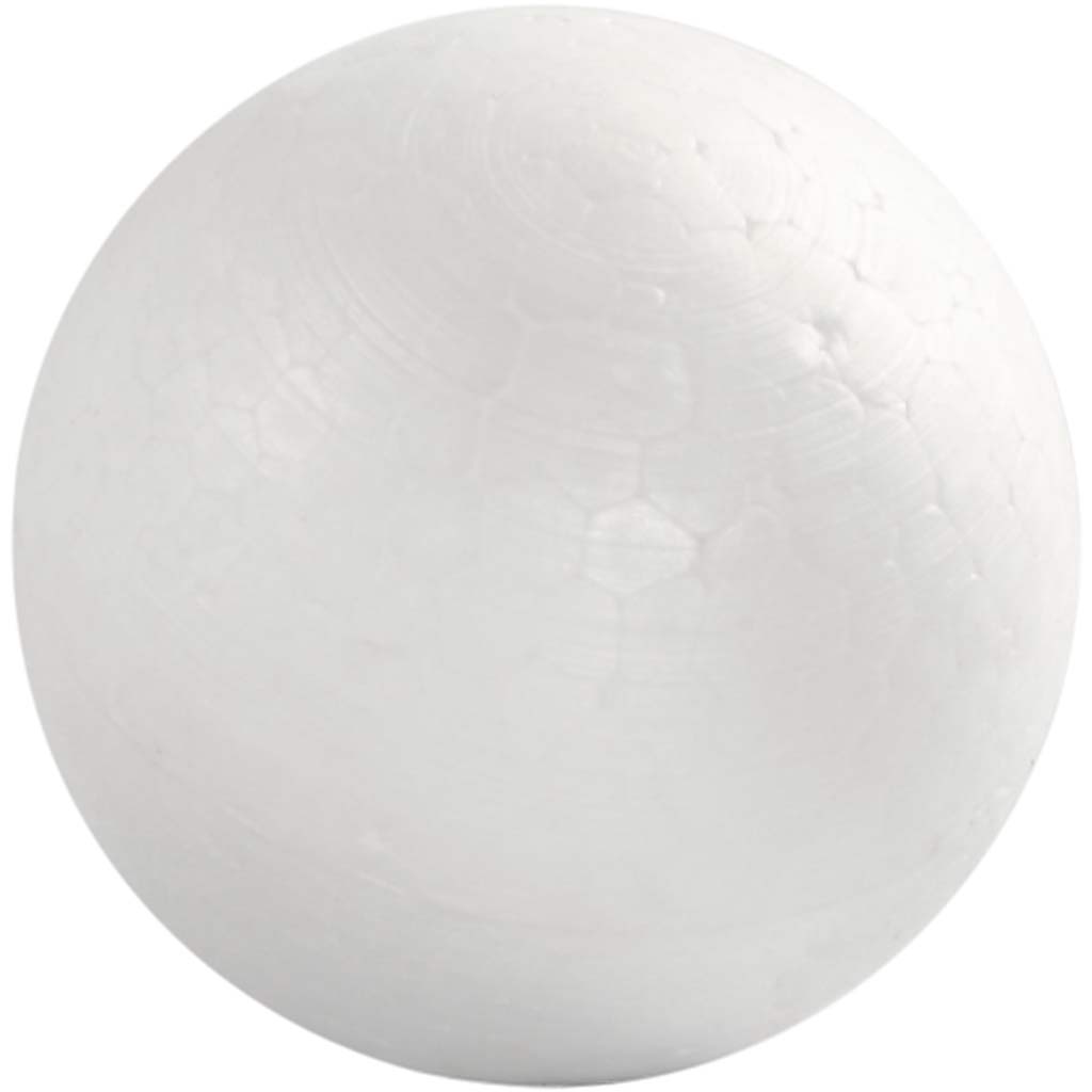 Ballen, d 6 cm, wit, 50 stuk/ 1 doos