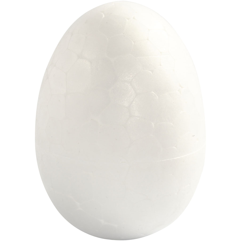 Eieren, H: 4,8 cm, wit, 100 stuk/ 1 doos