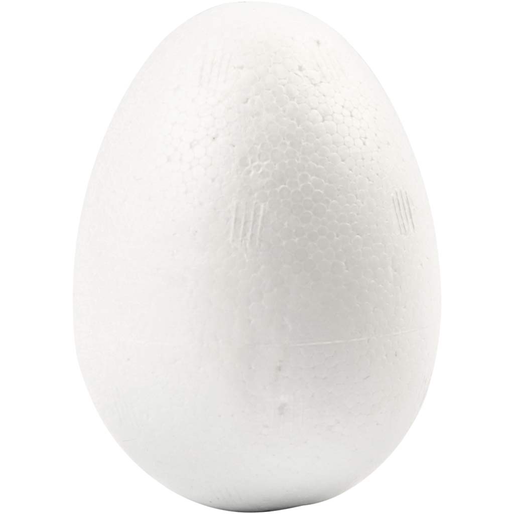 Creotime Styropor eieren, h: 6 cm, 50 stuks