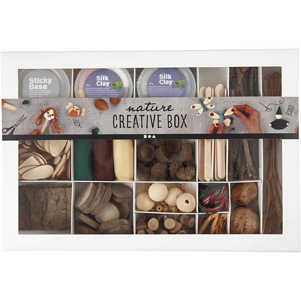 Creatieve knutselbox, Natuur, 1 set