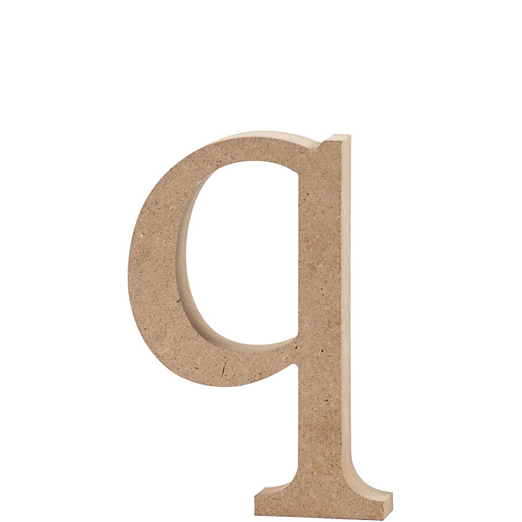 Creative Letter Q Mdf 12,2 Cm