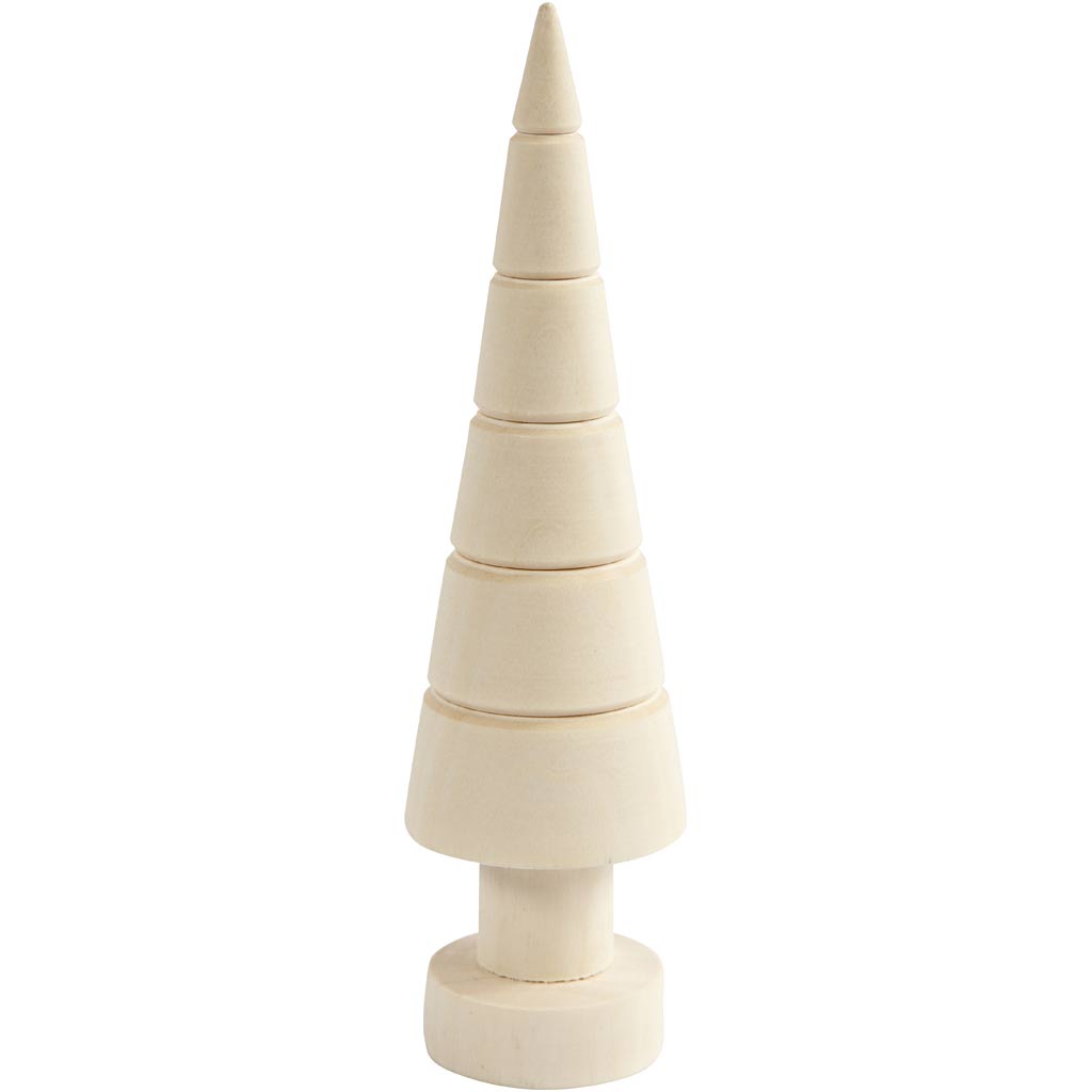 Kerstbomen, H: 18 cm, d 5 cm, 10 stuk/ 1 doos