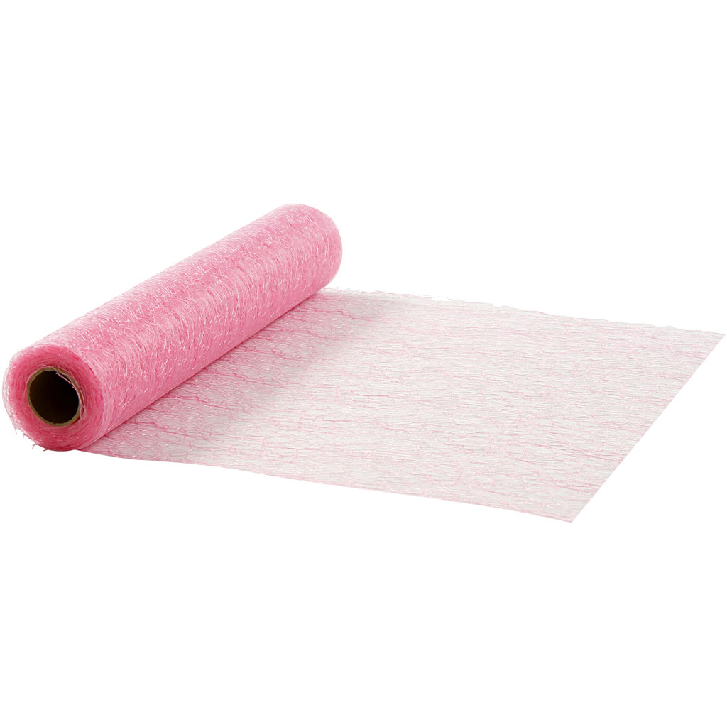 Tafelloper, b: 30 cm, roze, 10 m