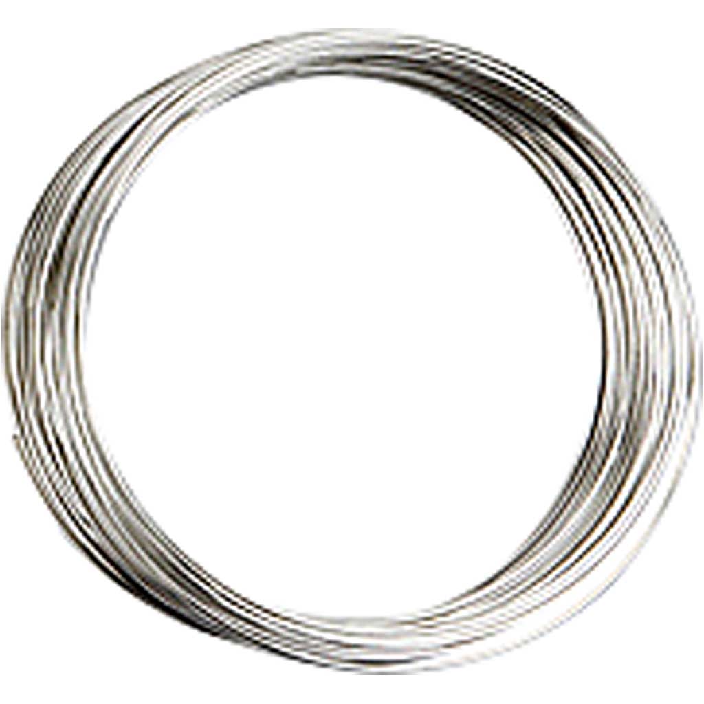 Memory Wire, dikte 0,7 mm, verzilverd, FS, 1 stuk