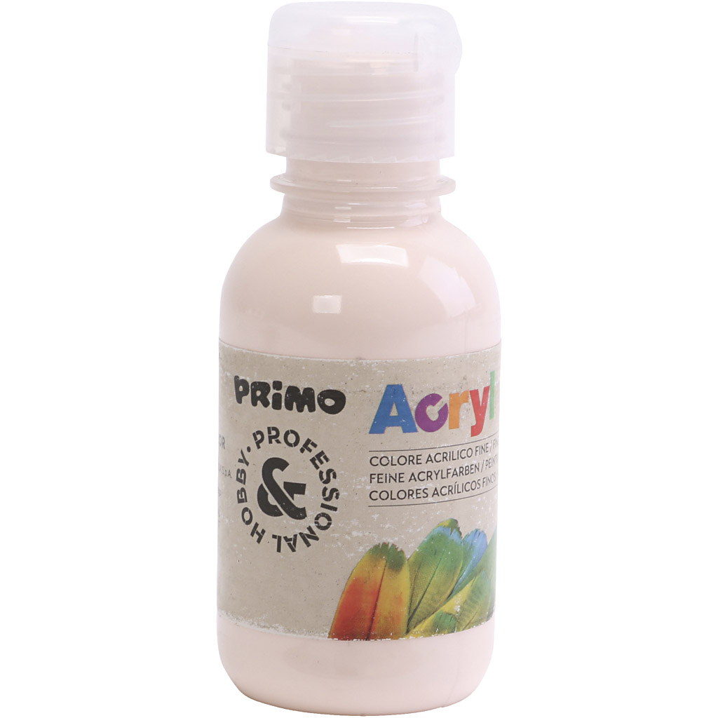 PRIMO luxe acrylverf, lichtroze, 125 ml/ 1 fles