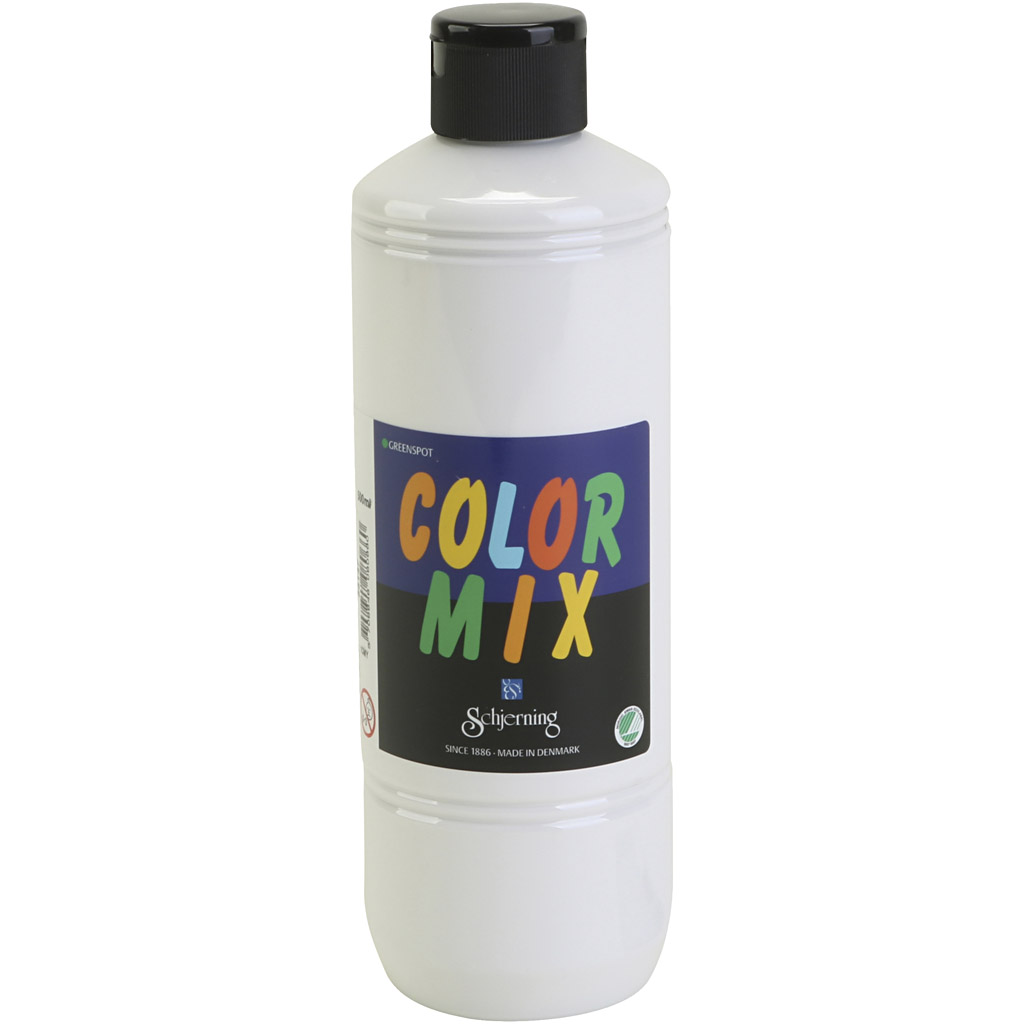 Greenspot Colormix verf, wit, 500 ml/ 1 fles