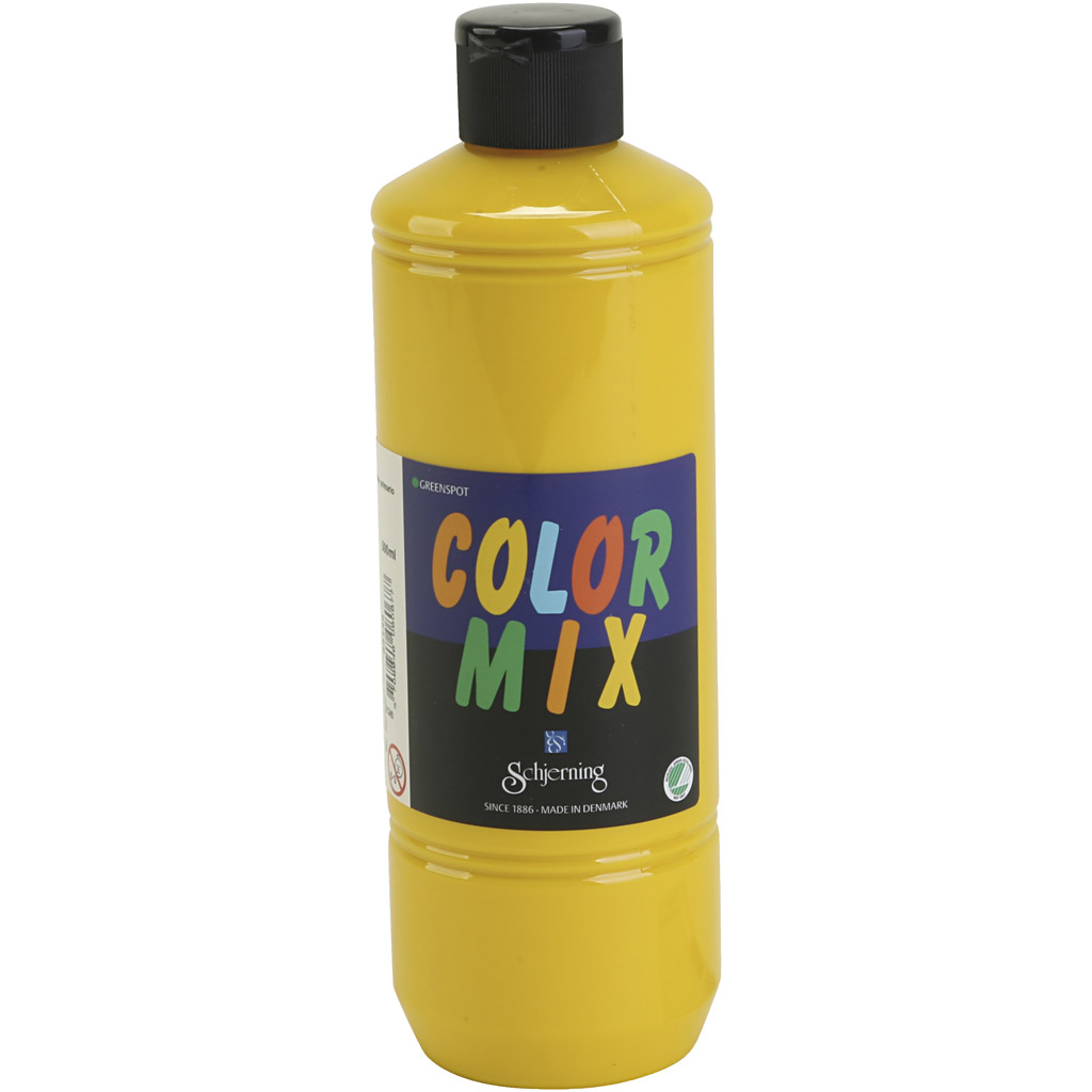 Greenspot Colormix verf, geel, 500 ml/ 1 fles