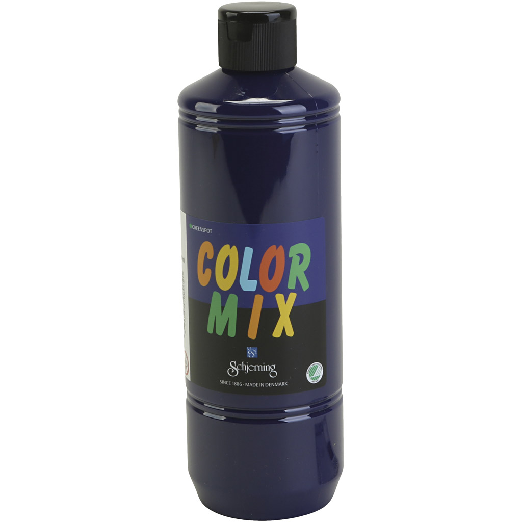 Greenspot Colormix verf, donkerblauw, 500 ml/ 1 fles