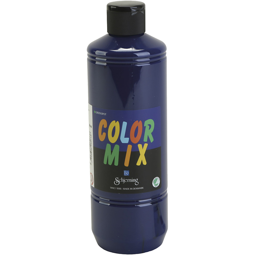 Greenspot Colormix verf, primair blauw, 500 ml/ 1 fles