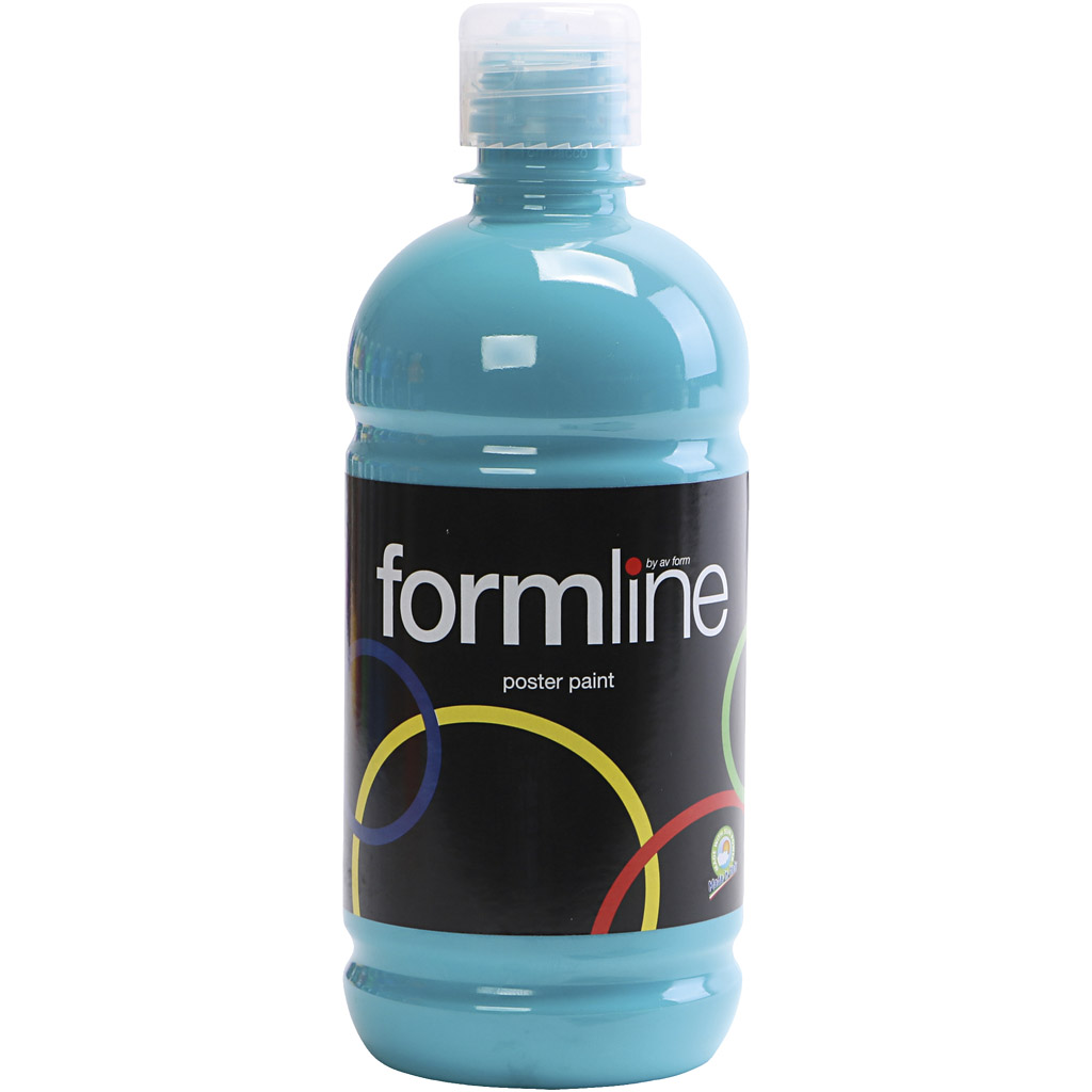 Cover verf - Turquoise - Matt - Formline - 500ml