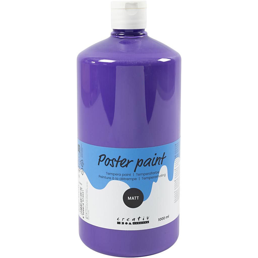 PRIMO schoolverf, matt, violet, 1000 ml/ 1 fles