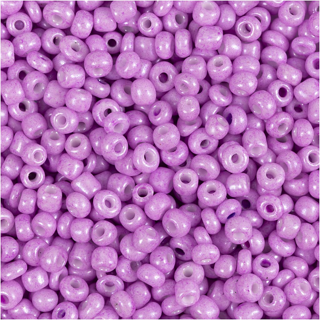 Rocailles, soft pink, d 3 mm, afm 8/0 , gatgrootte 0,6-1,0 mm, 25 gr/ 1 doos