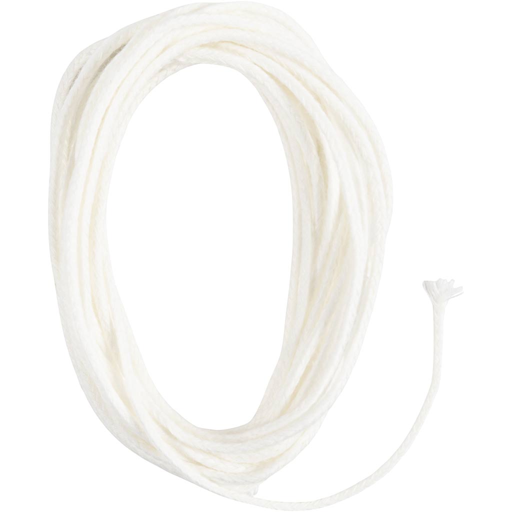 Lont voor bijenwas, afm 3, dikte 2-3 mm, 3 m/ 1 doos, 100 gr