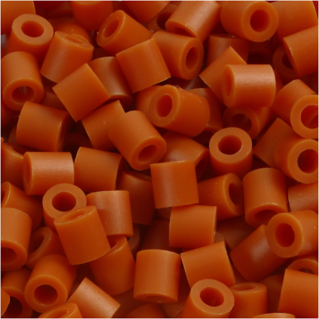 Foto kralen, afm 5x5 mm, gatgrootte 2,5 mm, medium, rood bruin (5), 6000 stuk/ 1 doos