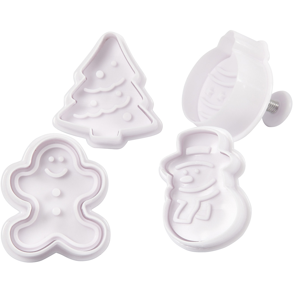 Cookie cutters with stamp