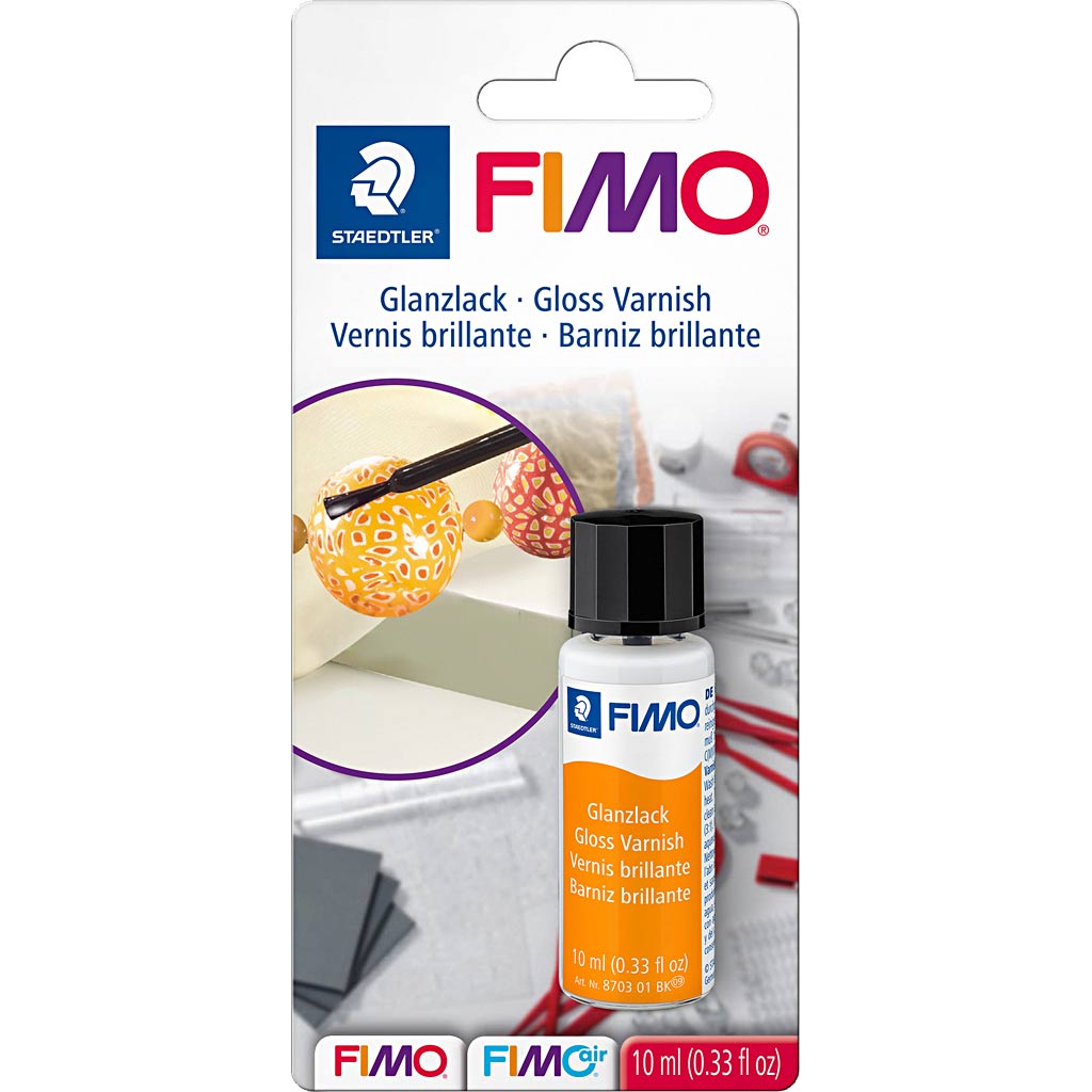 Staedtler Glanslak Fimo glazen flesje van 10 ml