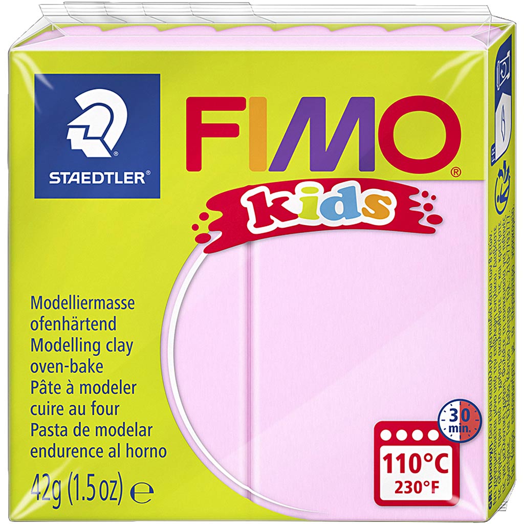 Staedtler 8030025 Boetseerklei 42g Roze 1stuk(s) materiaal voor pottenbakken en boetseren