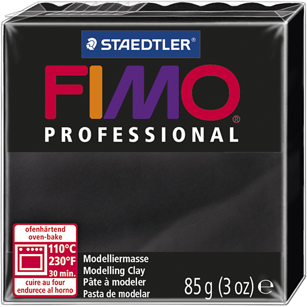 FIMO® Professional, svart, 85 g/ 1 pk.