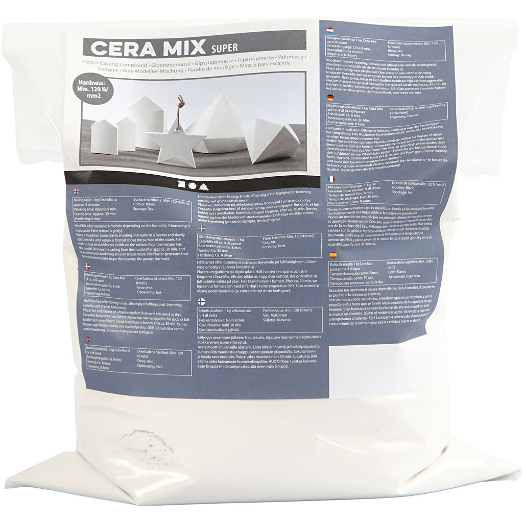 Cera-Mix Super gipsgietmix, wit, 5 kg/ 1 doos