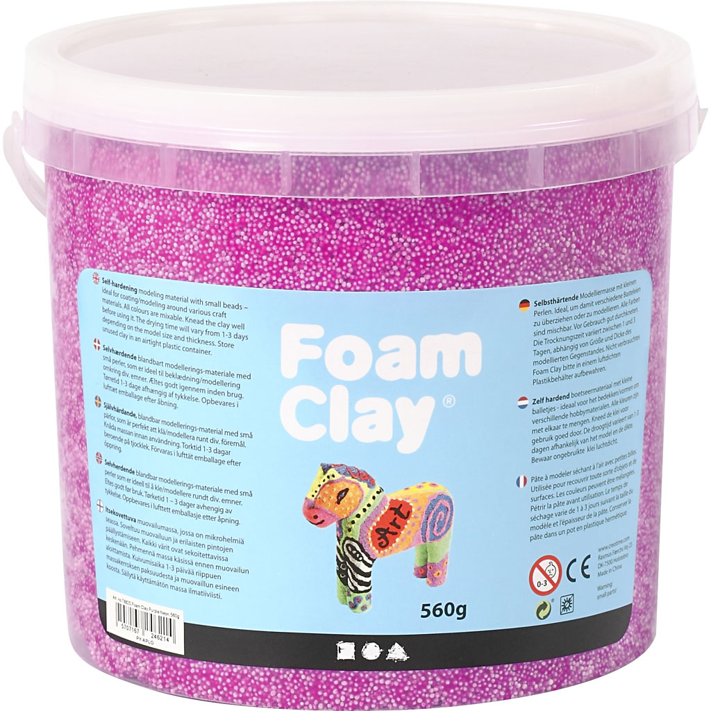 Foam Clay - Klei - 560 gr - Neon Paars