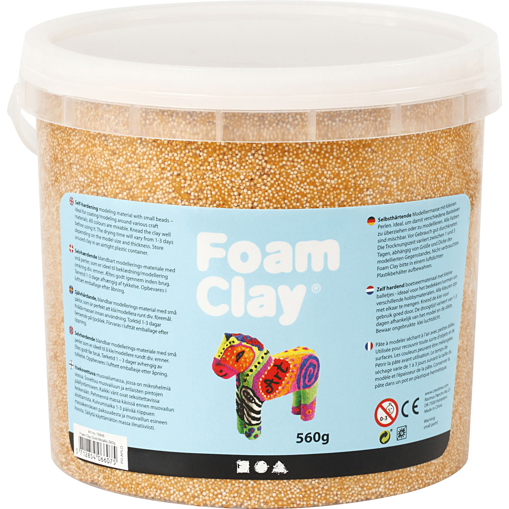 Creativ Company Foam Clay® goud metallic 560gr