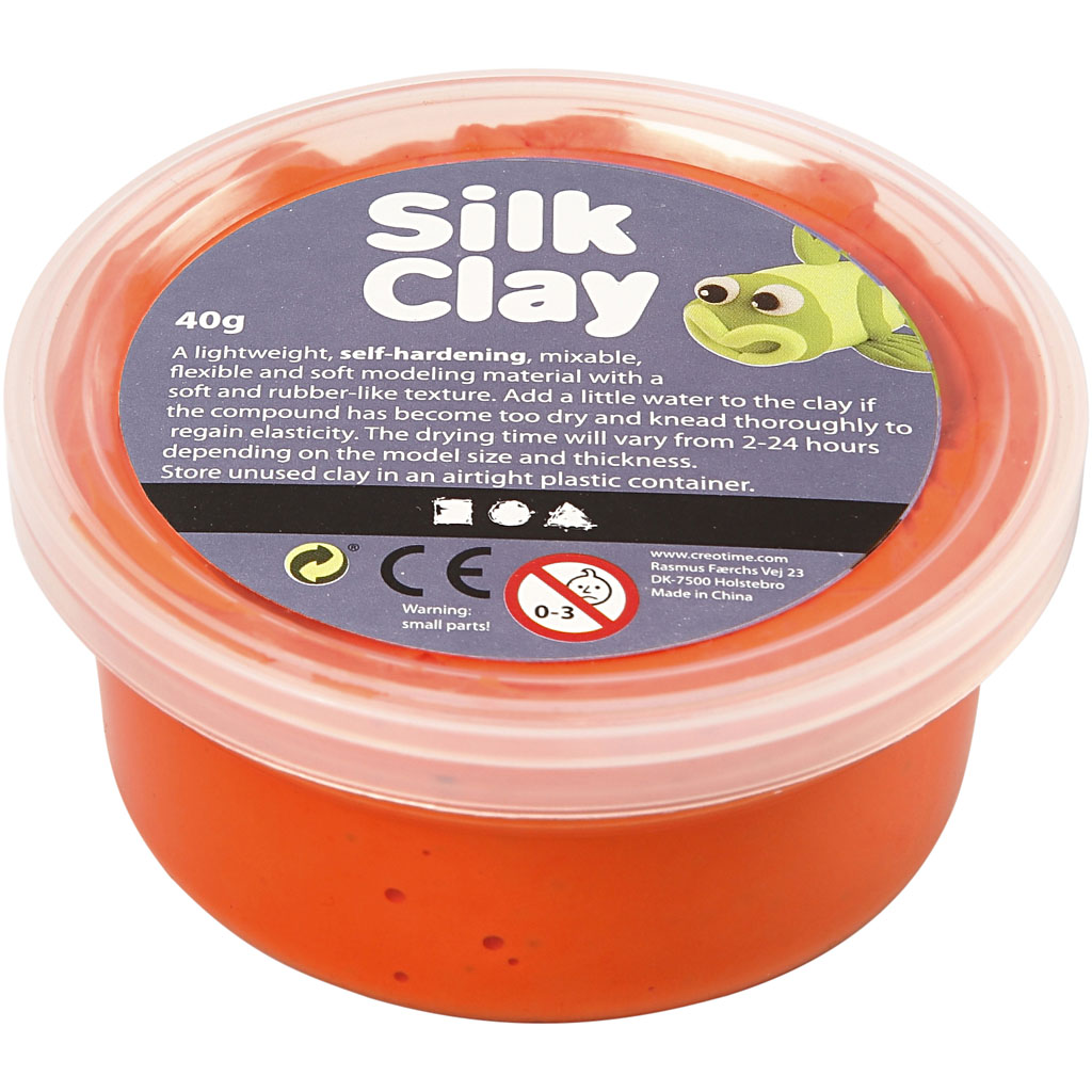 Silk Clay®, oranje, 40 gr/ 1 Doosje
