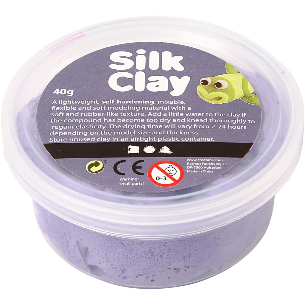 Silk Clay Klei Paars 40 Gram (79107)