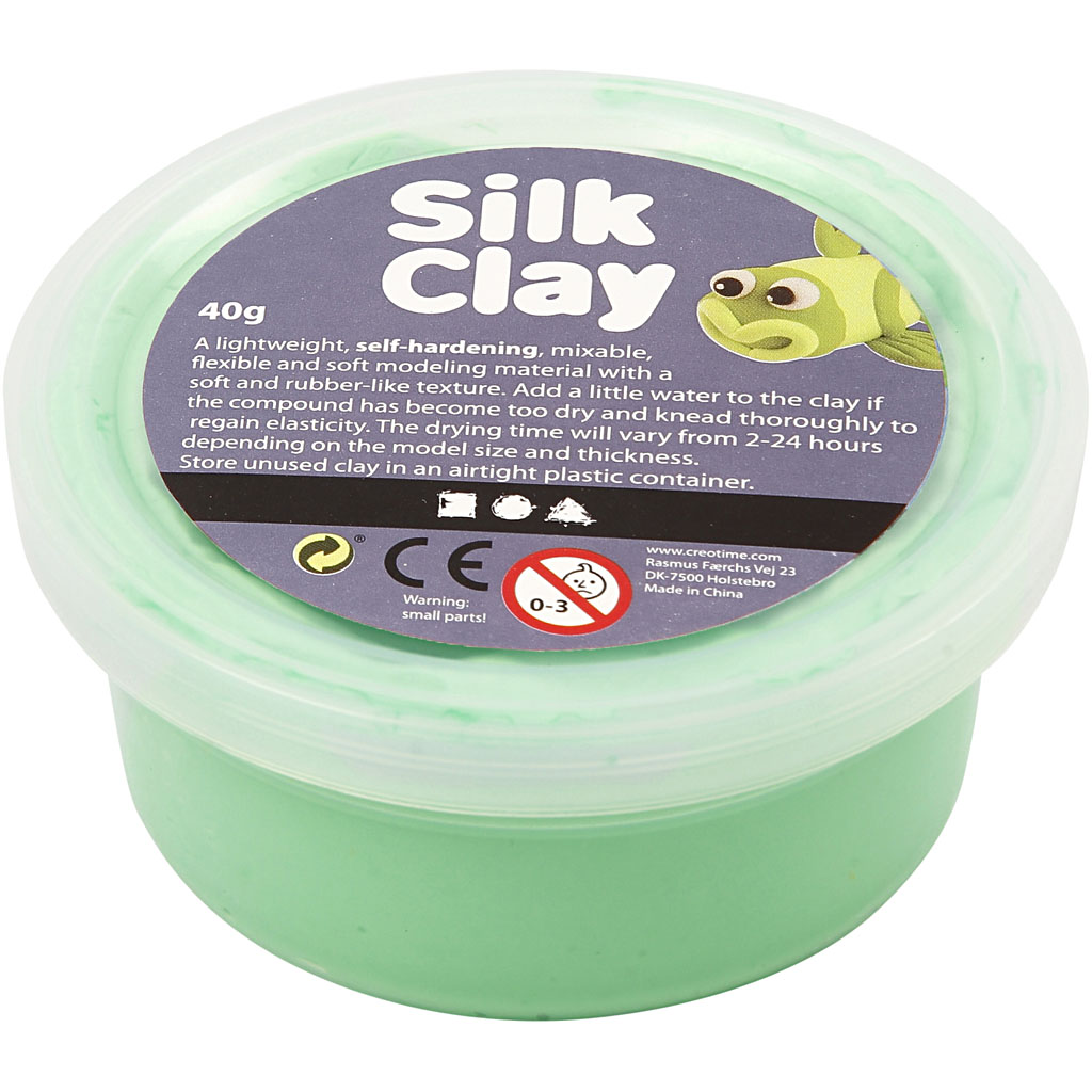 Silk Clay Klei Lichtgroen 40 Gram (79108)