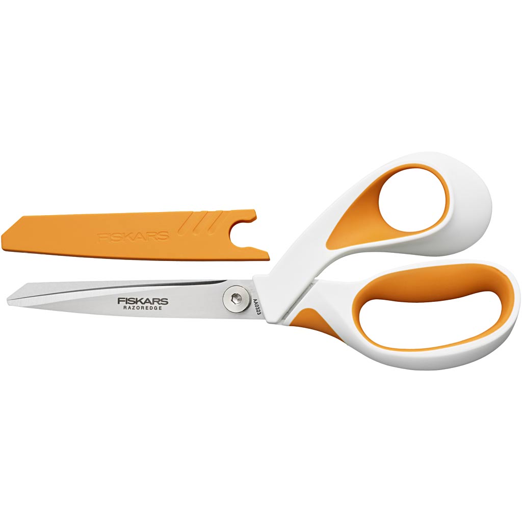 Fiskars Stofschaar - RazorEdge - Softgrip - 21cm