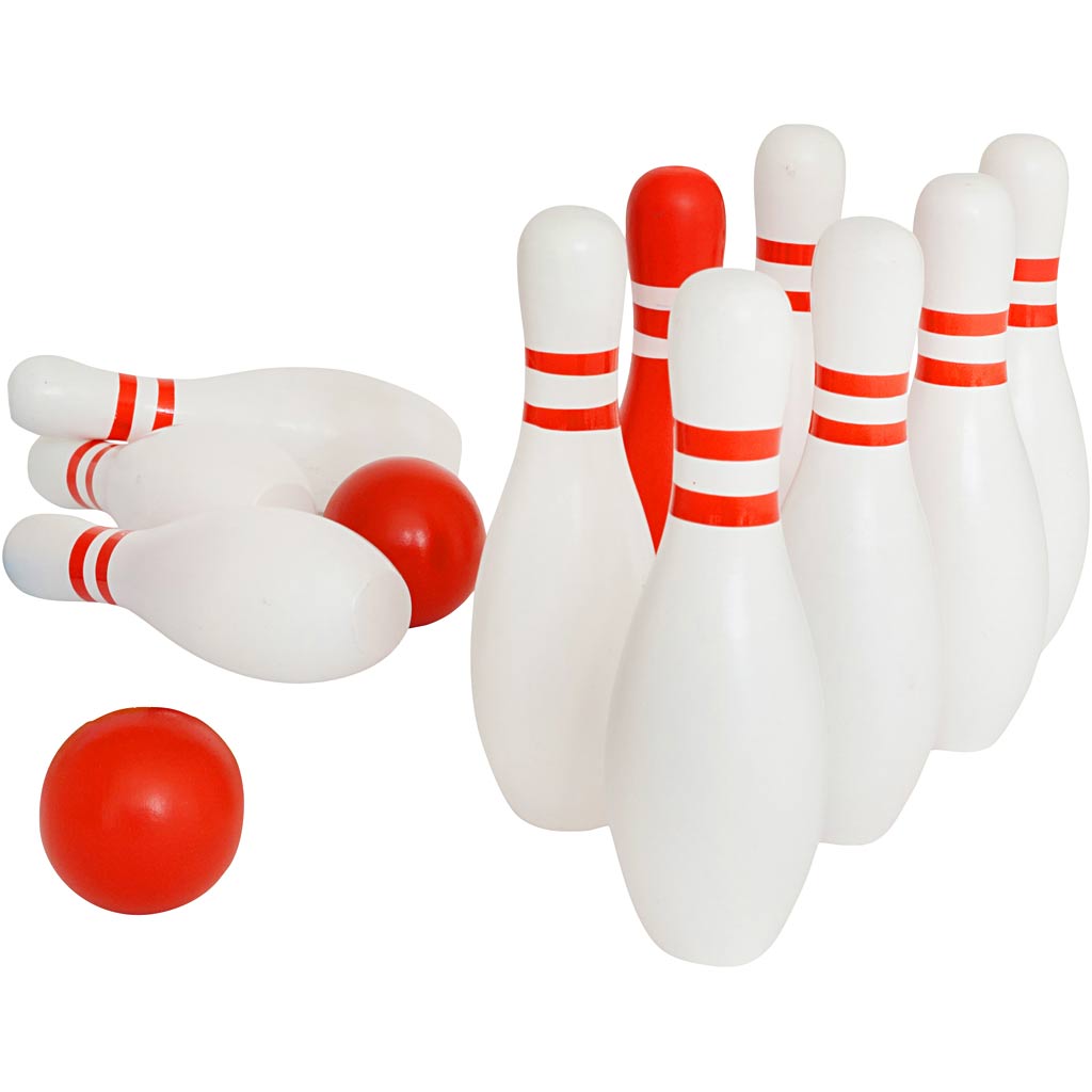 Bowling, H: 18 cm, 12deler/ 1 pk.