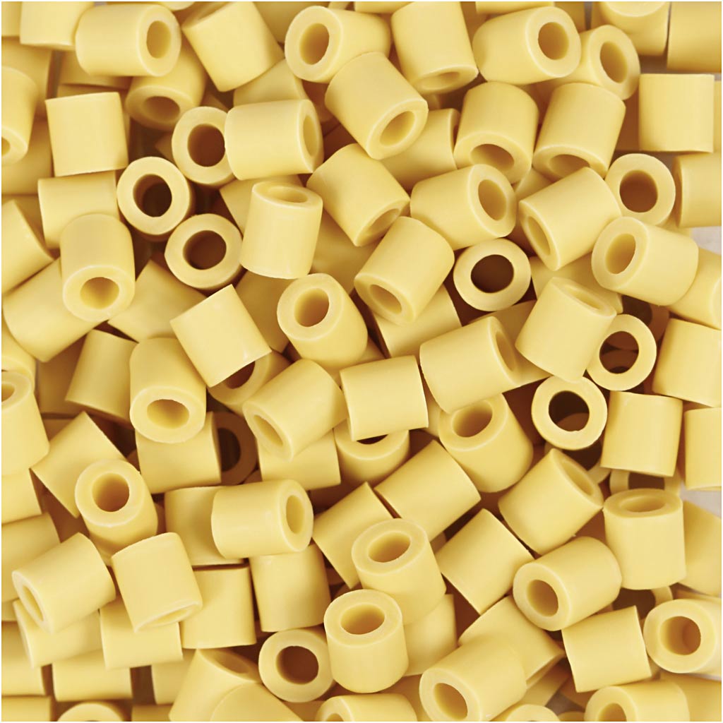 BioBeads, afm 5x5 mm, gatgrootte 2.5 mm, medium, geel, 1000 stuk/ 1 doos