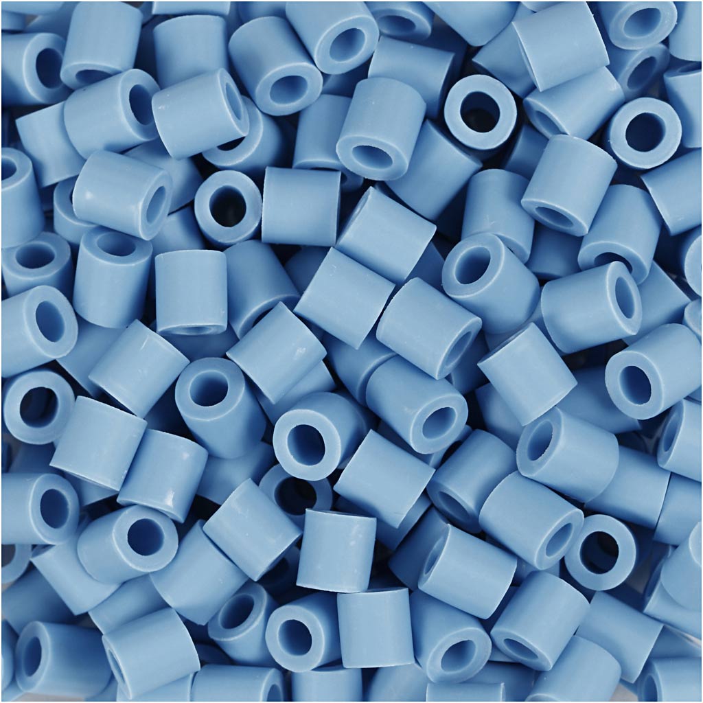 BioBeads van NABBI, afm 5x5 mm, gatgrootte 2.5 mm, medium, blauw, 1000 stuk/ 1 doos