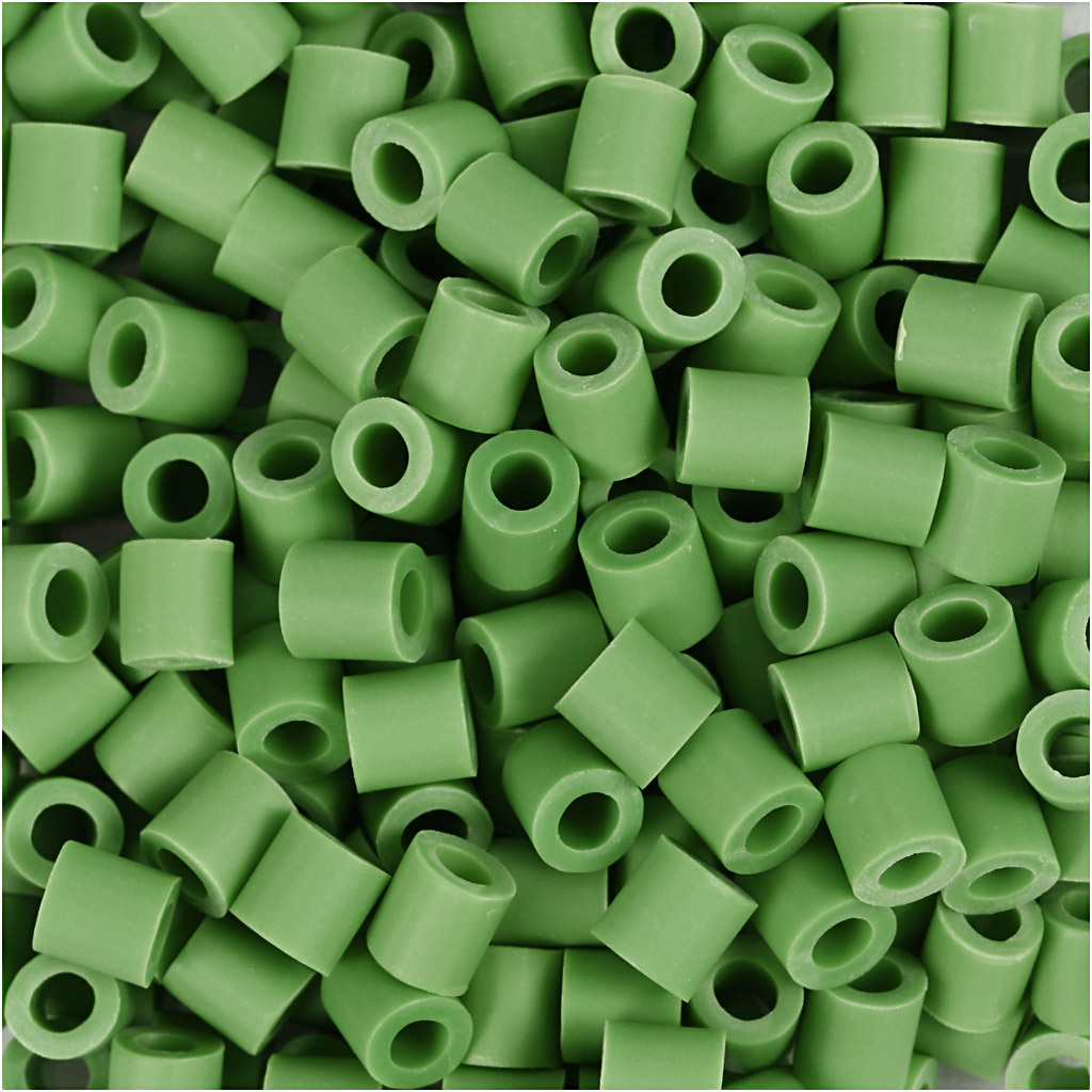 Nabbi -  BioBeads Strijkkralen - Groen - 3000 stuks