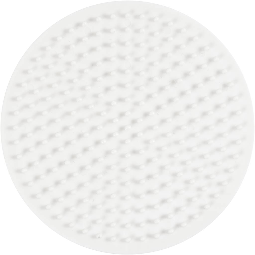 Onderplaat, transparant, kleine cirkel, d: 9 cm, 1 stuk