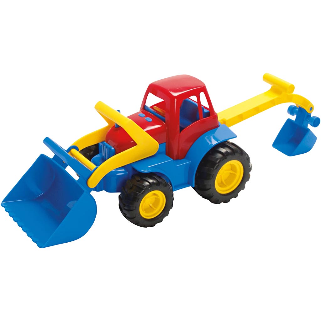 Dantoy traktor med traktorgraver, L: 30 cm, 1 pk./ 1.00 pk.