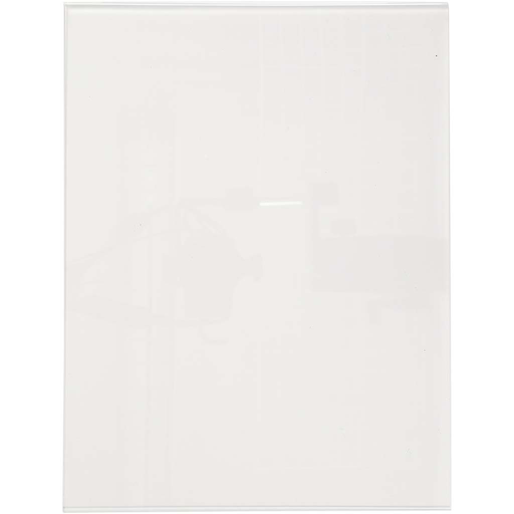 Schildhouder, H: 420 mm, B: 320 mm, transparant, 1 stuk