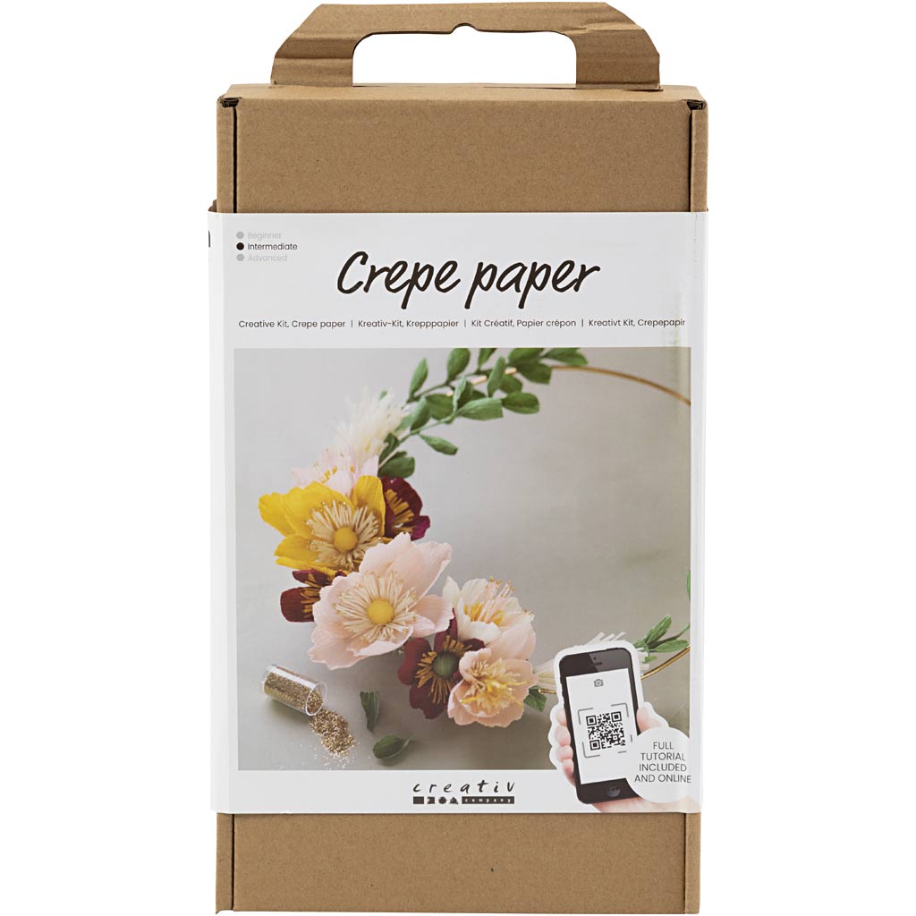 Hobbyset Crêpepapier, Krans, Crêpe-verhouding: 180%, 105 gr, 1 doos