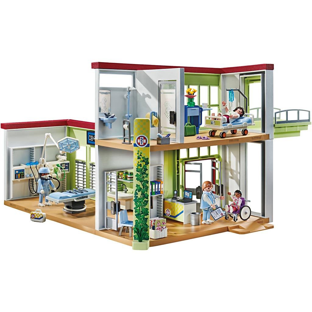 Playmobil moderne sykehus, str. 70x31x34 cm, 1 pk./ 1.00 pk.