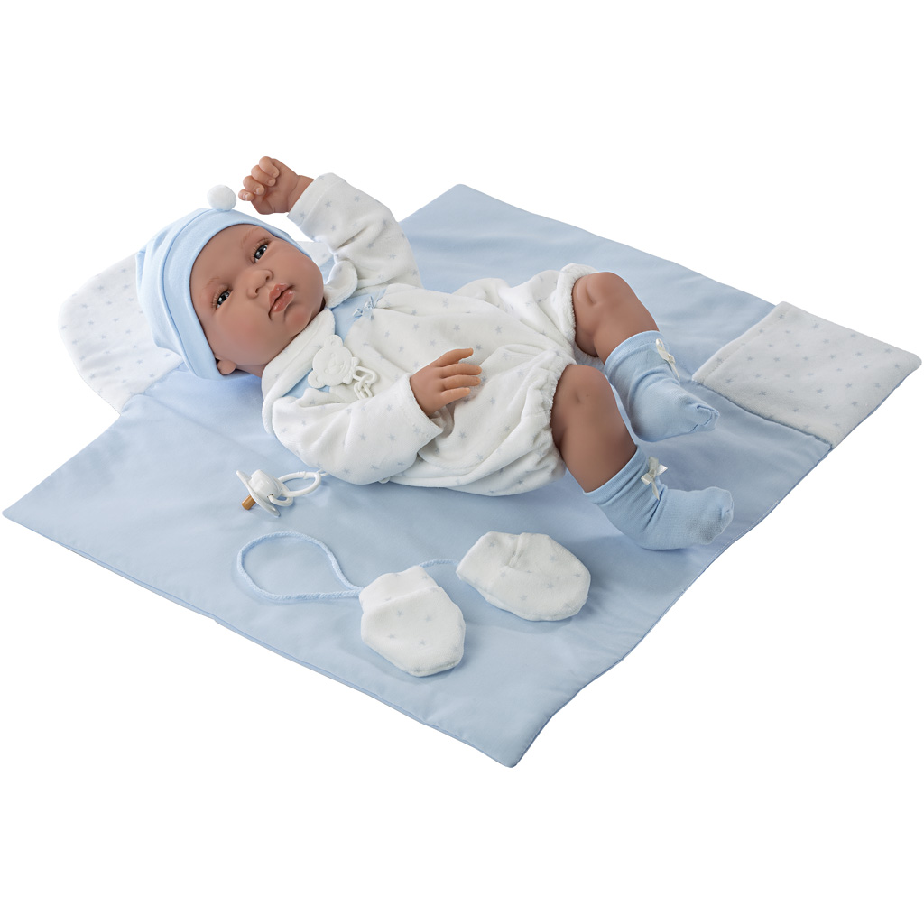 Babydukke, dreng, str. 43 cm, 1 pk.