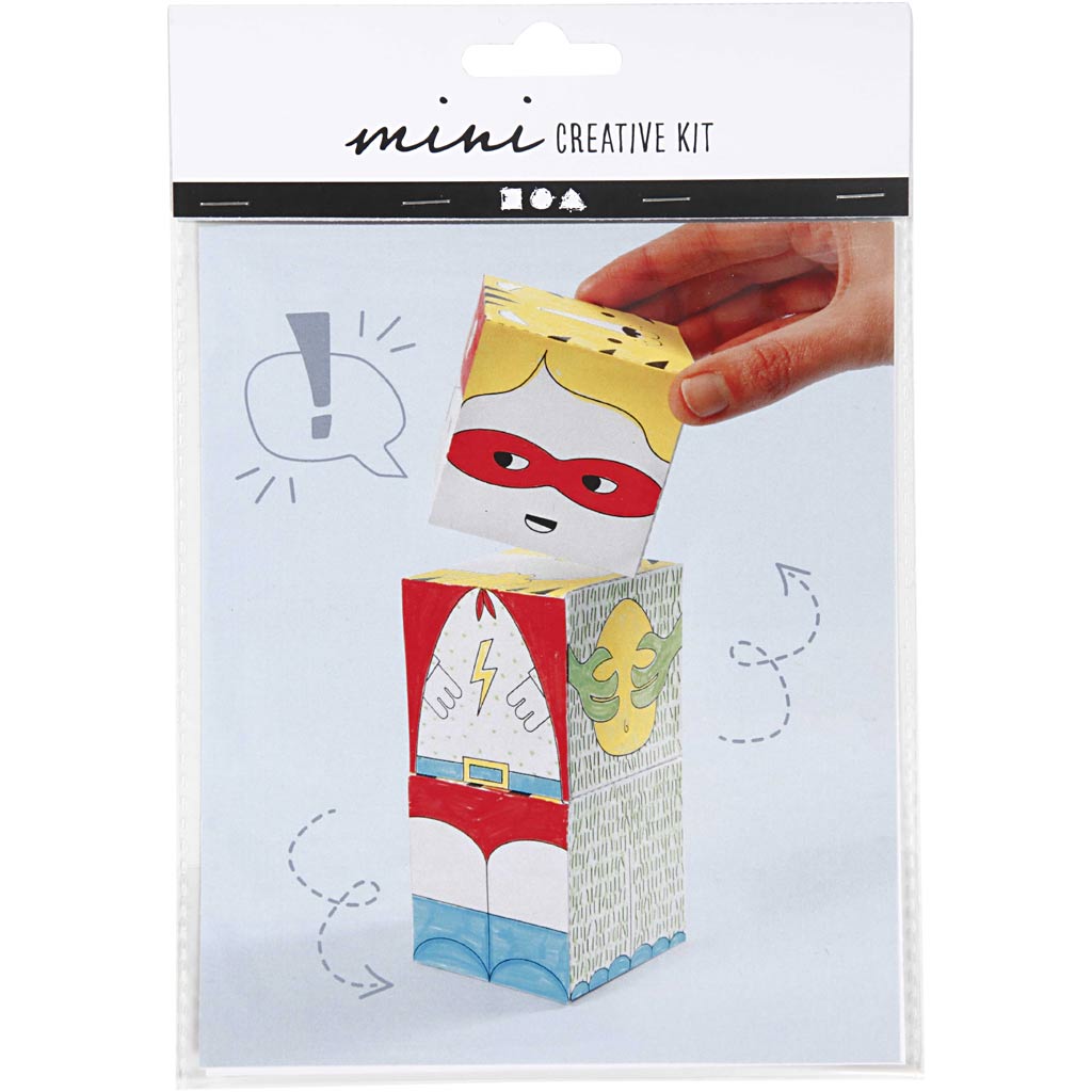 Mini DIY Kit, stabelklodser, 1 sæt