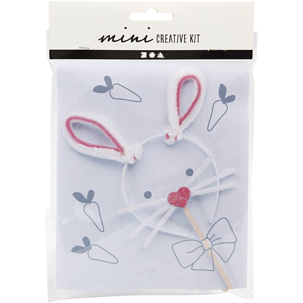 Mini Creative Kit, , verkleden - haarband met konijn, 1set