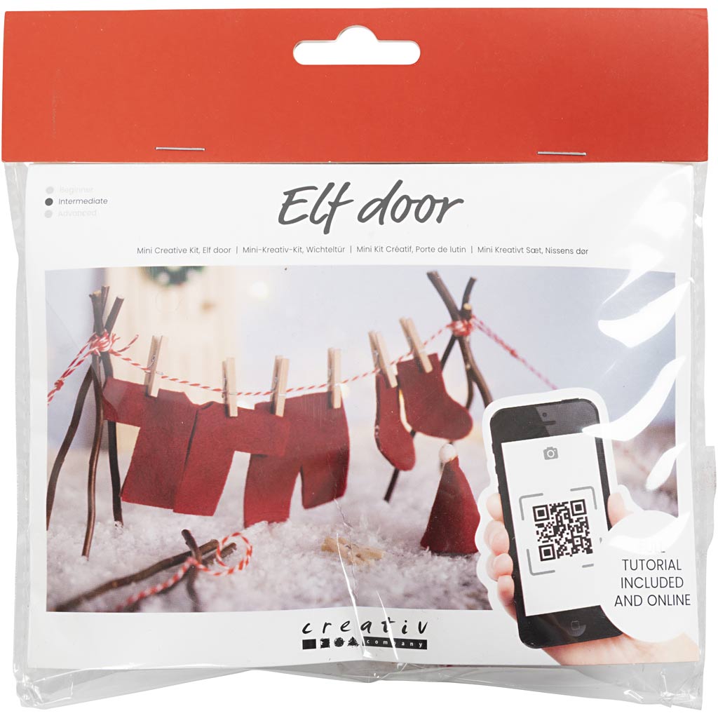 Creatieve miniset, kabouterdeur, Wasgoed, 1 doos