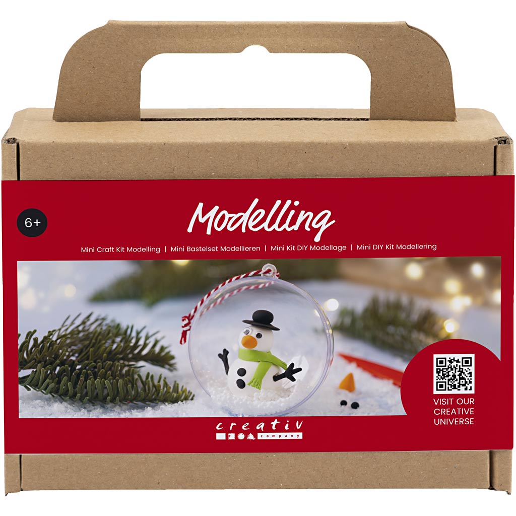 Mini Hobbyset Boetseren, Sneeuwpop, 1 doos