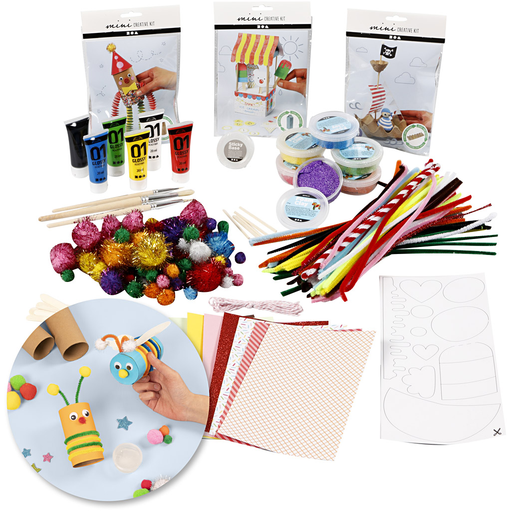 Kit - Creatief met recycling, 1 set