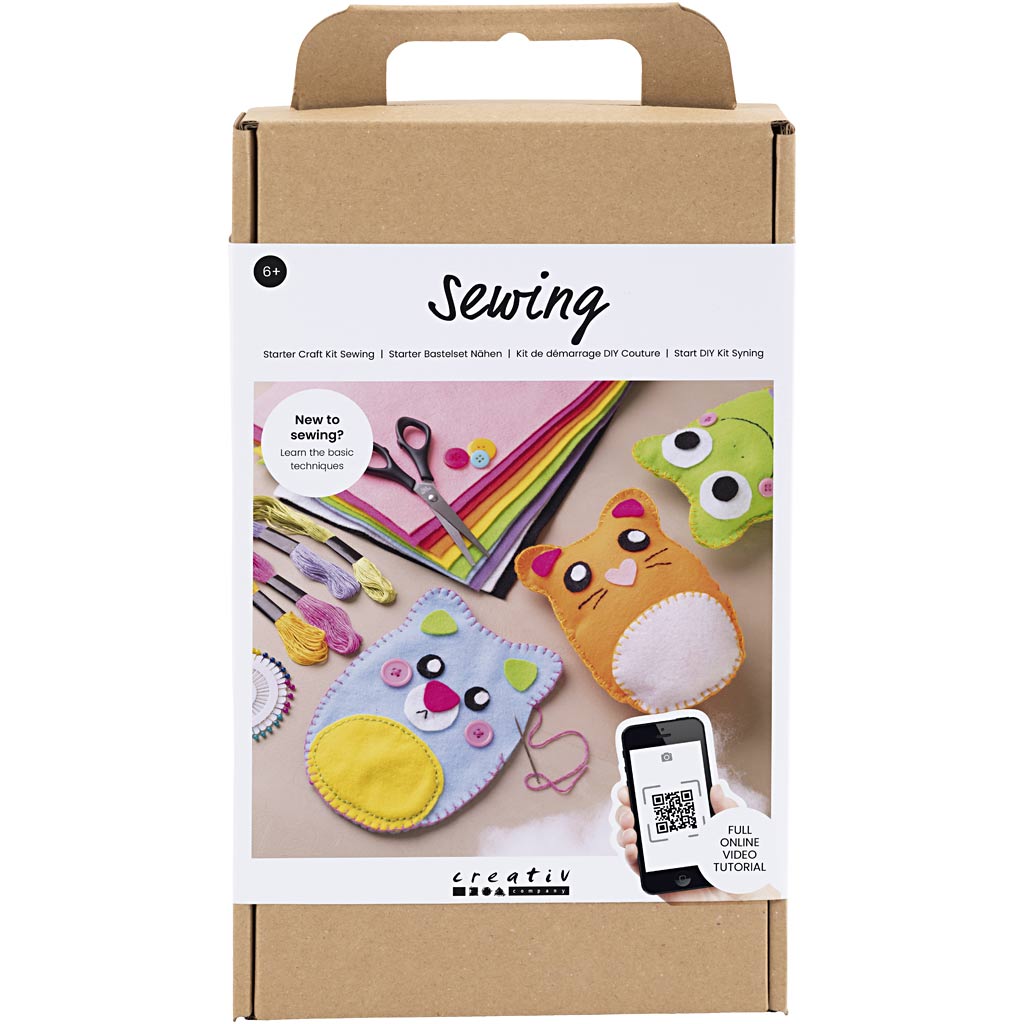 Starter Hobbyset Naaien, Teddyberen, 1 doos