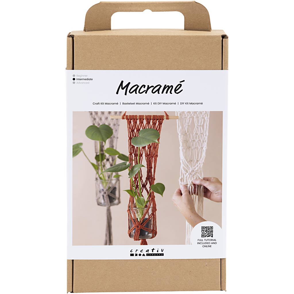 Creativ Company Https://www.cchobby.nl/hobbyset-macrame-bloemenhanger-1-doos