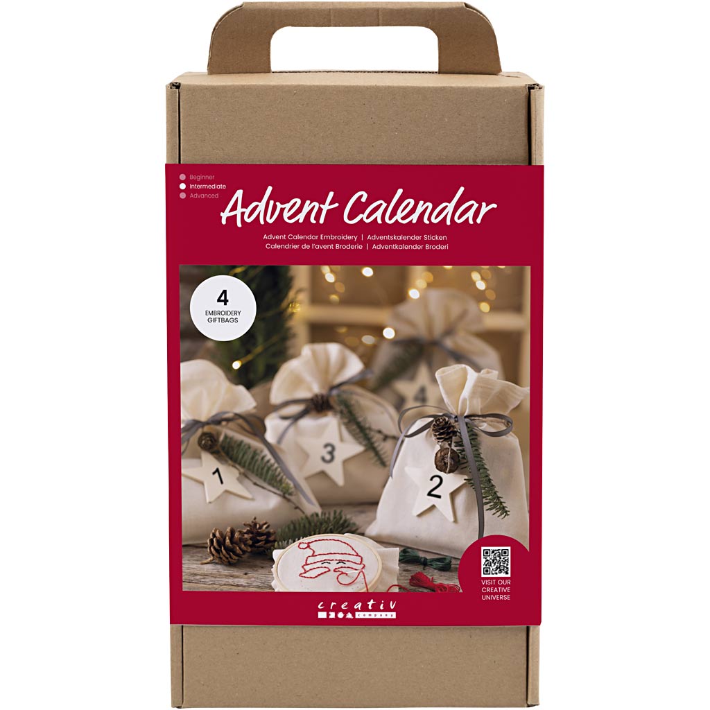 Adventskalender borduren, 1 doos