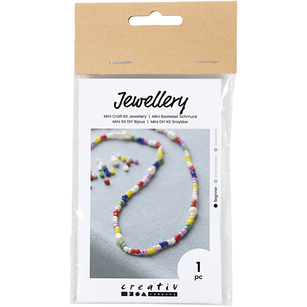 Mini Hobbyset Sieraden, Zoetwaterparel halskettingen, 1 doos