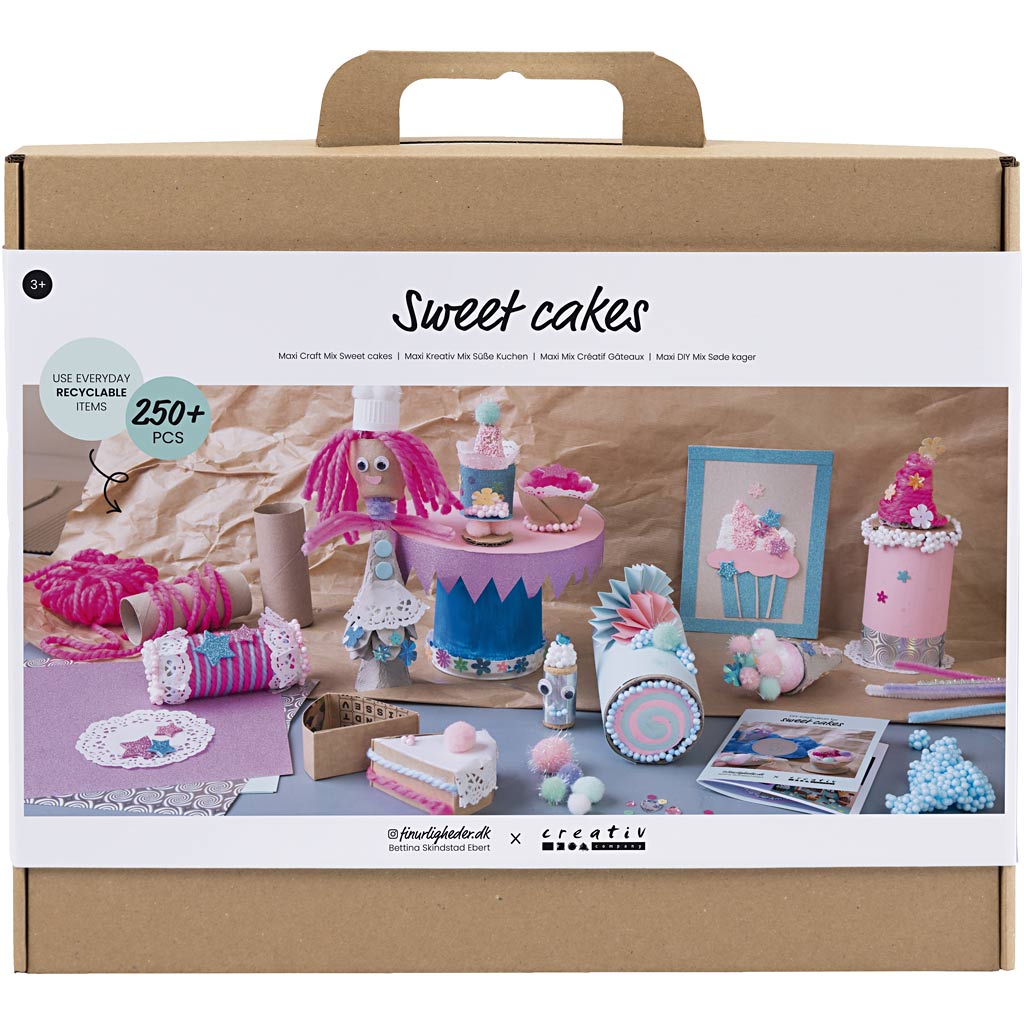 Creative Company Https://www.cchobby.nl/maxi-creatieve-box-lekkere-taarten-taart-en-zoetigheid-diverse-kleuren-1-doos